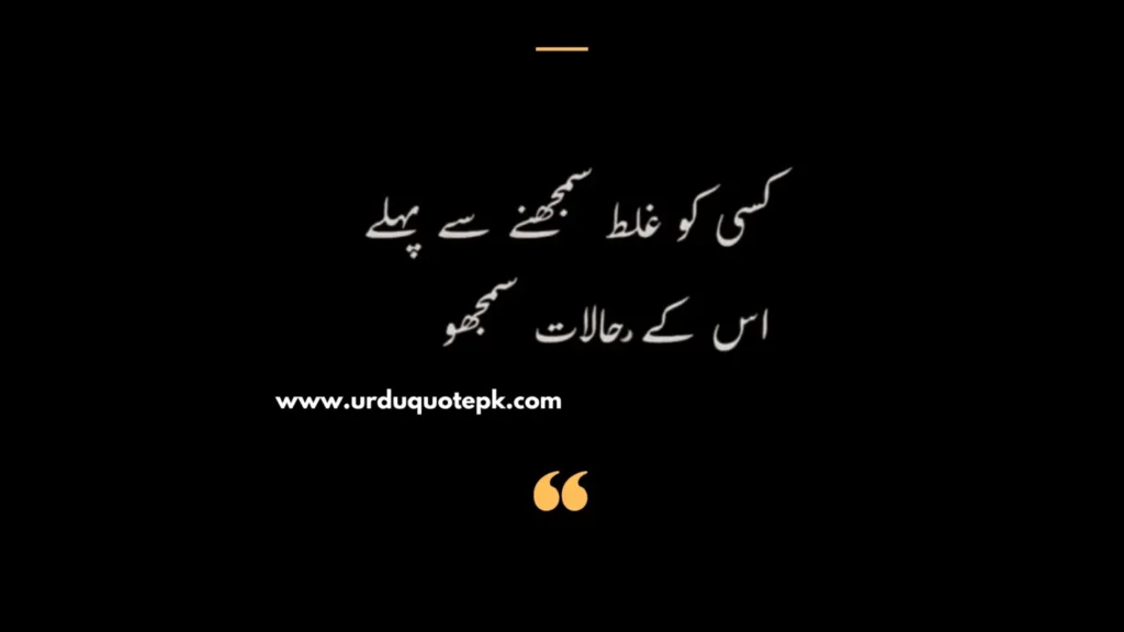 This aesthetic picture show urdu quote about mistake.