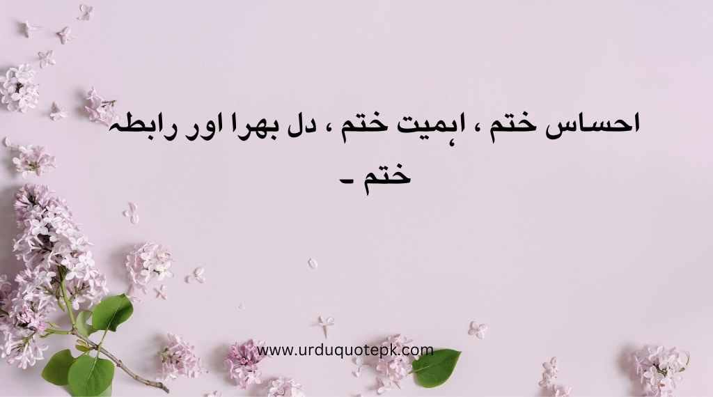 A aesthetic Picture of heart and Sad Urdu Quotes and sad shayri.