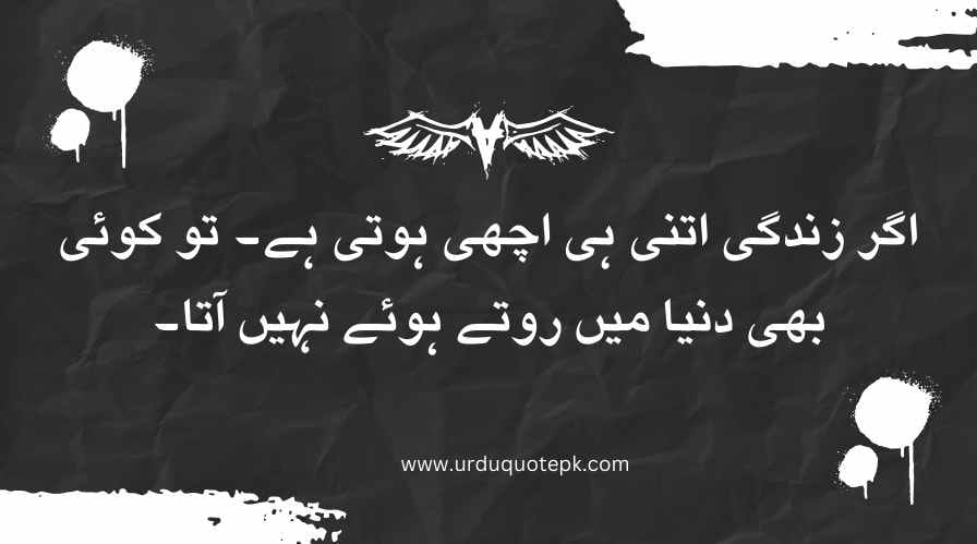 Aesthetic pictures with life quotes in urdu.
